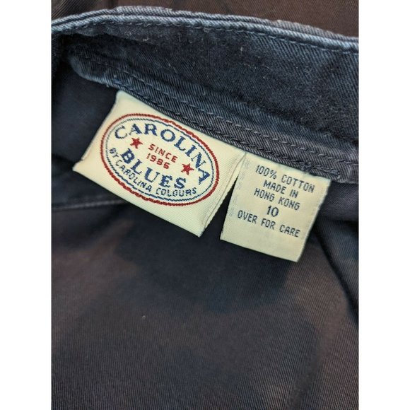 Carolina Blues Size 10 Skirt Navy Blue Long Straight Modest - Picture 5 of 6